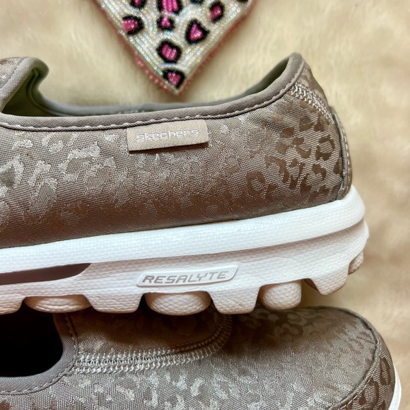 Skechers GOwalk Safari Animal Print Walking Shoe - Picture 5 of 10